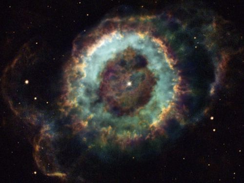 cosmicvastness:  NGC 6369: The Little Ghost NebulaCredit: Hubble Heritage Team, NASA