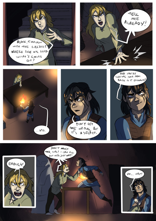 Here’s the first chapter of my webcomic Gjalda: unfortunately I can’t put all the pages here, you ca