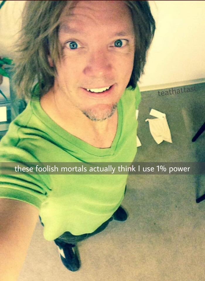 kazemari:  catchymemes:  Matthew Lillard himself joined in on the meme  god has entered