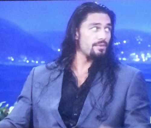 officershawbrose:  Who the hEck is this suave lookin Tarzan on CONAN.  This fool better win…