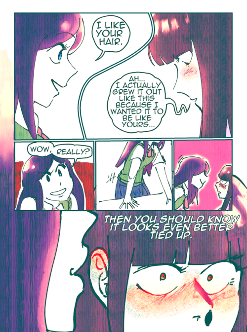 polyglotplatypus:here comes a new trans!mob comic! tfw you meet your first crush for the first time 