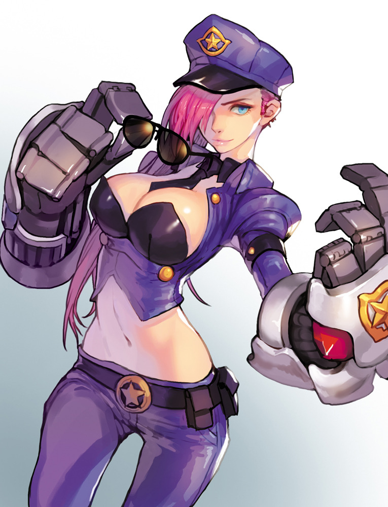 rivenop:  by: Racoona | Officer Vi | via {Pixiv}