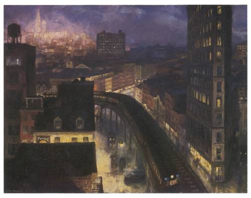 John Sloan - The City From Greenwich Village (1922)