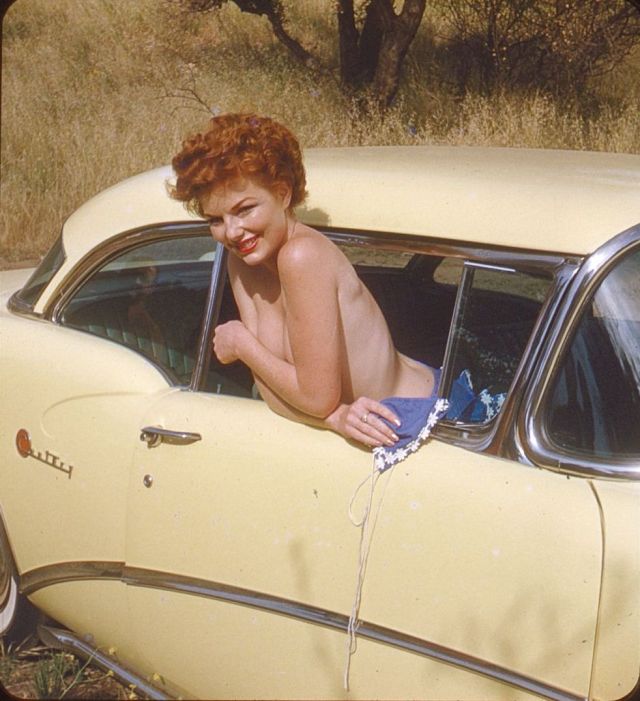 beautiesofbygoneeras:Rusty Fisher (born April 5, 1935) was an American model. She was Playboy magazine's Playmate of the Month for the April 1956 issue. Her centerfold was photographed by Sam Wu.  Prior to her Playboy appearance, she had posed