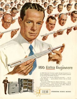 IBM_150_Extra_Engineers_Fortune magazine, volume 44 number 6, December 1951, page 55  