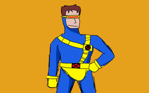 Its the X-men from the 90s cartoon. Cyclops, Wolverine, Jubilee …. everyone else.