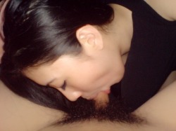 cumslutasianlovesbbc:  Me and my first follower💦👄