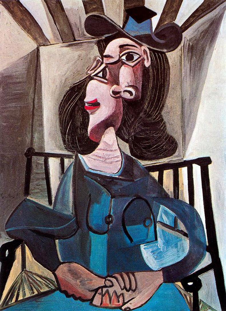 oil-painting-reproductions:
“Girl in chair by Pablo Picasso, Oil painting reproductions
”