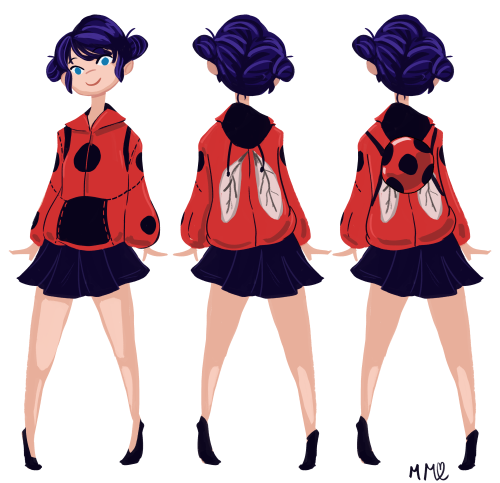 miraculous-mask:Marinette Ladybug Hoodie