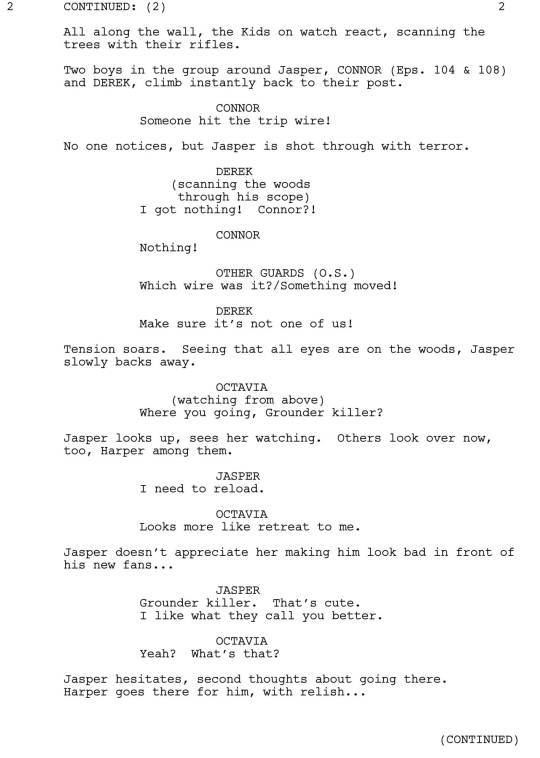 It’s Wednesday, and you know what that means… Time for Script to Screen! Here’s the first excerpt from this week’s episode “I Am Become Death”, written by T.J. Brady and Rasheed Newson.