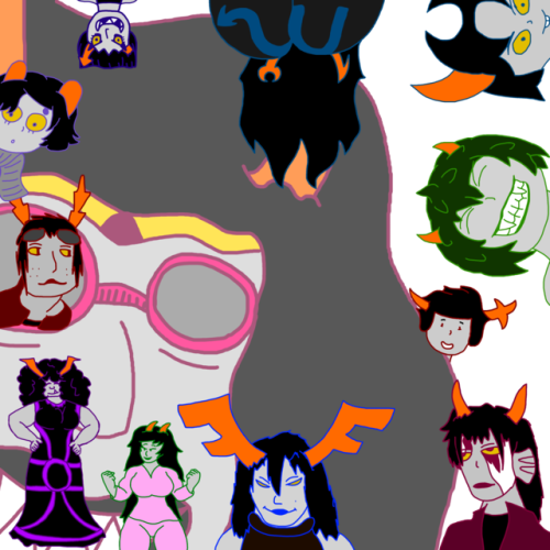 moddux:Moddux ==> Draw a lot of different ocs and ics from different blogs and people all at once
