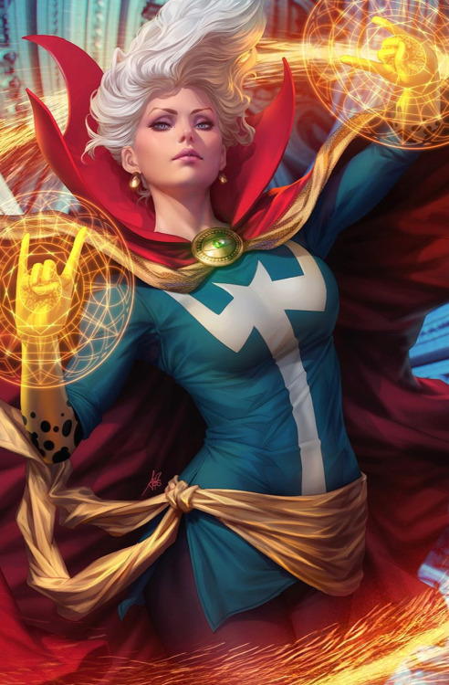 Geekynerfherder:   ‘Clea, Sorcerer Supreme’ By Stanley Lau (Artgerm).Variant