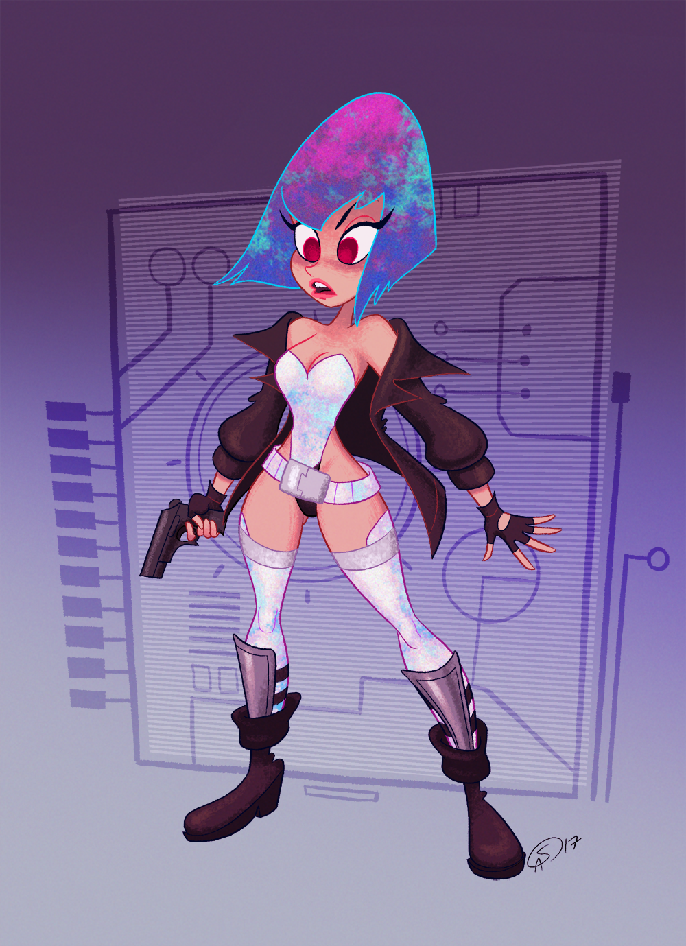 grimphantom2: ninsegado91:  epicaistar: Inspired by classic artwork of John Kricfalusi