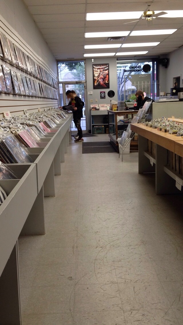 ministry-of-madness:  Variations in Edmonton record stores on Whyte Ave 