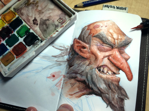 A little doodle in my new Sketch Wallet. I’m really loving it!  Only a day or so left in 