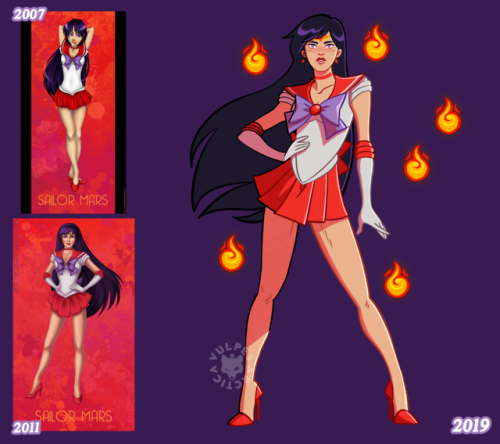 vulpesarctica: In-between commissions Sailor Mars. aka Now That’s What I Call Progress!