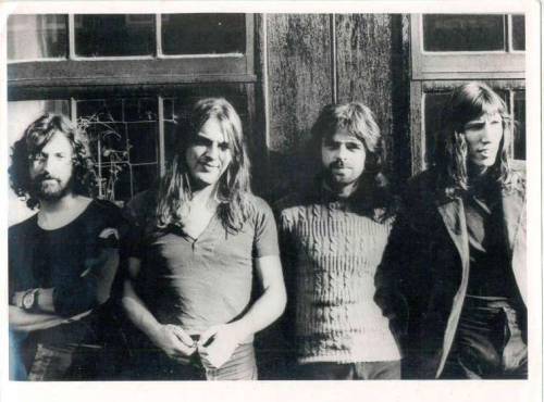 more-relics:Pink Floyd  4 Hays Mews, Hampstead Heath, London, 1971.