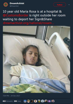 symurgh: destinyrush:   This makes me sick to my stomach… How can people be so heartless? She’s only a little girl who’s recovering from a surgery, they really about to ruin her life. I can’t with this country anymore.. I don’t know if there