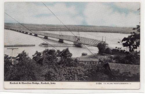 39adamstrand:Construction of Keokuk’s First Bridge was completed on 11 April 1871. After the end of 