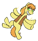 braeburn-corner:  theartpony:  i made gifs of Braeburn because whats happening on