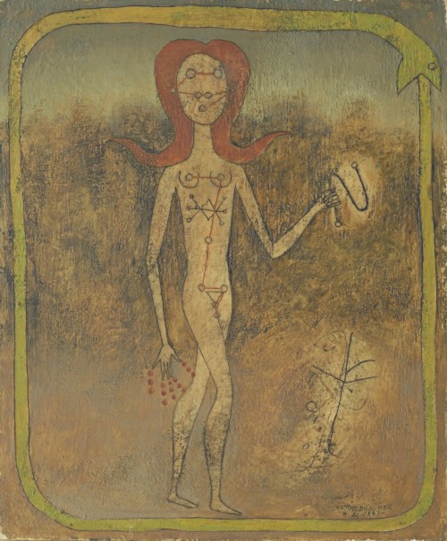 moma-paintings:The Snake Charmer, Victor Brauner, November 4, 1943, MoMA: Painting and SculptureGift