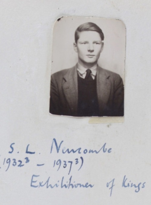 nedgofastvroom: nedgofastvroom: T.E’s godson and namesake, Stuart Lawrence Newcombe in a school phot