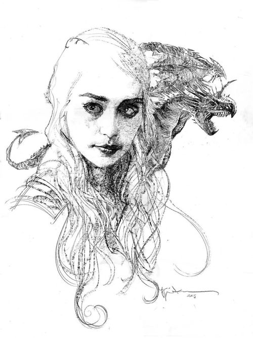 marvel1980s:  Daenerys by Bill Sienkiewicz