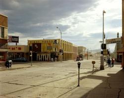 secretcinema1:  2nd, East &amp; South Main Streets, Kalispell, Montana, 1974, Stephen Shore 