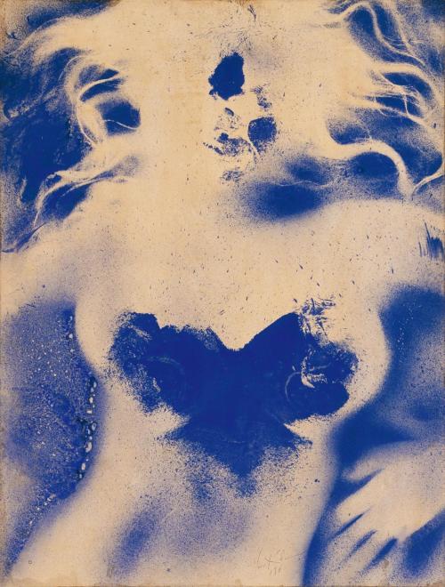 electripipedream:  Yves Klein, 1960