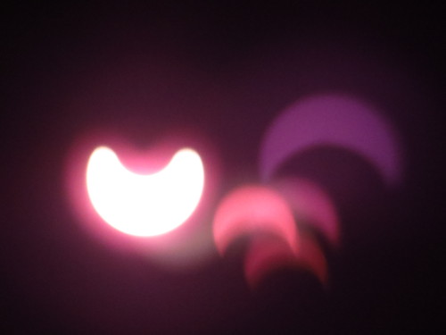 Today’s eclipse from Bellevue, WA.  The clouds -finally- got out of the way for a rare celesti