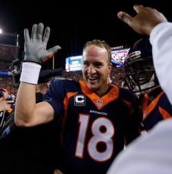 complexmagazine:  Congrats to Peyton Manning.
