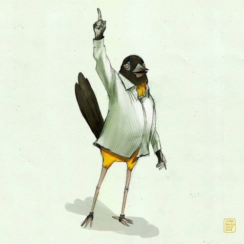 Otra ilustracion del Sr. Ave para un trabajito pequeño, pienso que podria hacer muchas mas, t