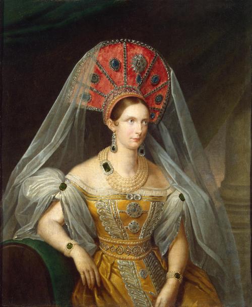 Portrait of Empress Alexandra Feodorovna, nee Princess Frederica Louise Charlotte Wilhelmina of Prus