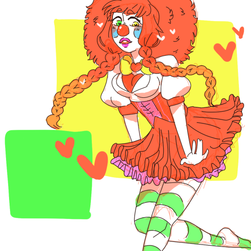 tictakrat:i made a clown character and my boyfriend named her biff everyone say hi to biff! 