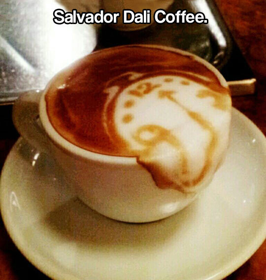advice-animal:  Dali coffee…http://advice-animal.tumblr.com/ 