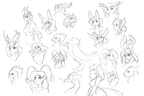 watdraws: Another batch of sketches from AnthroCon!www.patreon.com/watsup