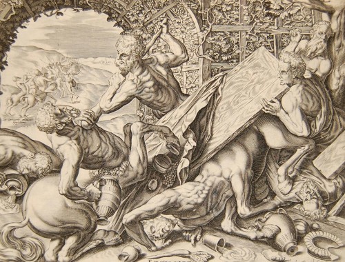 Hercules Prevents the Centaurs from Abducting Hippodamia, from the series The Labours of Hercules by