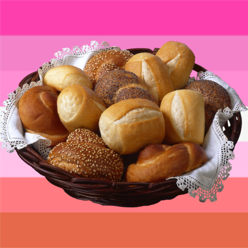 strawbearyhoney:lesbian bread icons! L G B T
