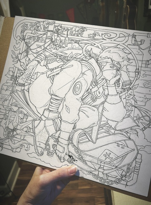 I Finished Inking Kakashi He Will Be Done In Time For Rose City Comic Con!