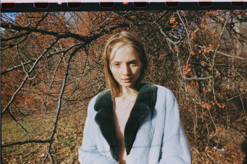 Outtake on 35mm of Ash Walker for Oyster Fashion: ‘Geo’ Shot by Rebekah Campbell (rebekah campbell )