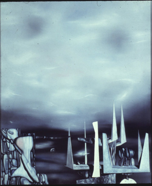 Piercing the Stars, Yves Tanguy, 1951