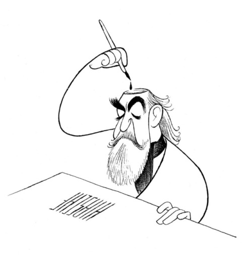 ‪Caricatures by Al Hirschfeld.‬‪The art of caricature means more than just lazily manipulating photo