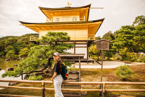 Thursday 5th October 2017. 11:30 Kyoto Japan.Kinkakuji Temple located on the west side of Kyoto. It&