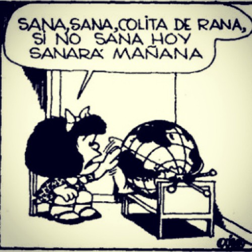 gabitamonte:  #50Años esperando que el mundo sane :’) #Mafalda 