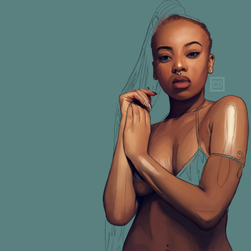 controlled-khaos:Slowly but surely getting my art groove back…slowly but SURELY!More to come soon…Fo