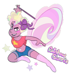 mrhaliboot: My (updated) rendition of Rainbow Quartz 2.0, I’ve actually been wanting to share them for a very long time! The pose is based on one of my instagram pics They’re smart, bossy, sassy and very emotional. They take missions very seriously