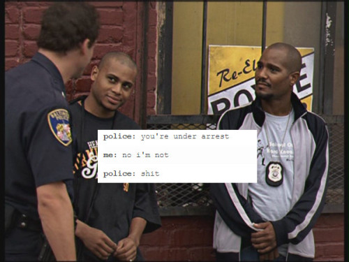 Porn photo queerparisgeller:  The Wire + text post meme