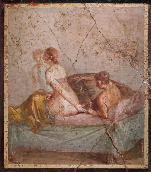 via-appia:Fresco from Pompeii, Roman,  c. 50 - 79 AD