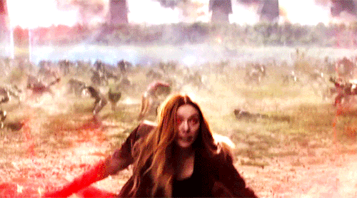 brolinjosh:Elizabeth Olsen as Wanda Maximoff in Avengers: Infinity War.