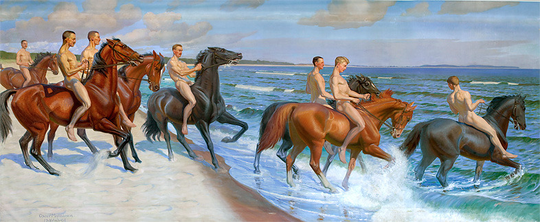 vintagemusclemen:  For our Friday night art lesson, I am featuring male nudes on